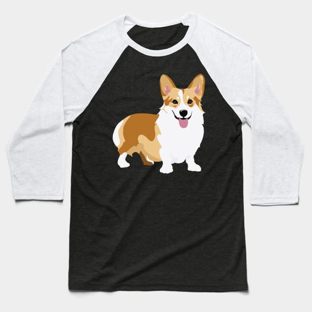 Corgi Baseball T-Shirt by X-TrashPanda